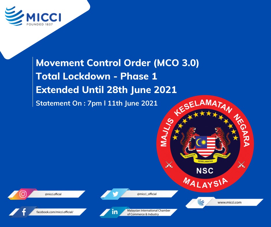 Total lockdown malaysia 2021 sop